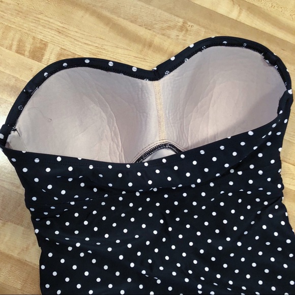 Merona Polka Dot Strapless Swimsuit - Picture 6 of 6